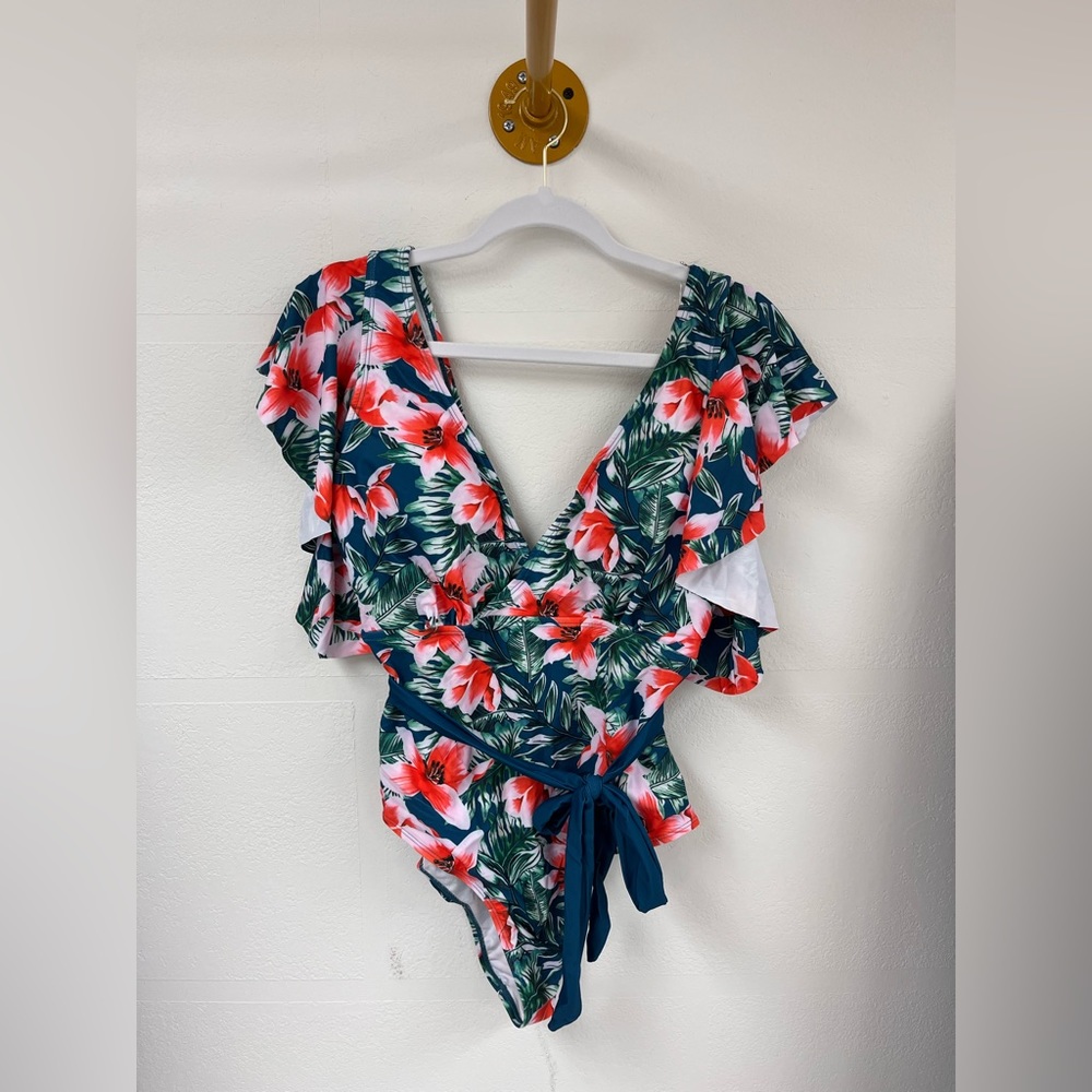 Floral one piece